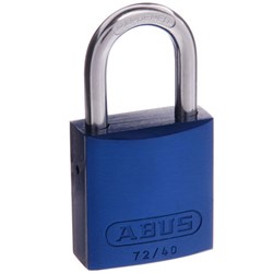 ABUS P/LOCK 72/40 BLU KD RH KEYWAY