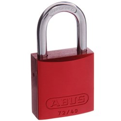 ABUS P/LOCK 72/40 RED KD RH KEYWAY