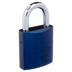 ABUS 83AL Series Premium Rekeyable Padlock with 45mm Blue Aluminium Body and 25mm Hardened Steel Shackle KD - 83AL45NBLUKD