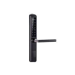 BRYTE ELECTRONIC NARROW BODY LEVER BLACK 30MM BACKSET