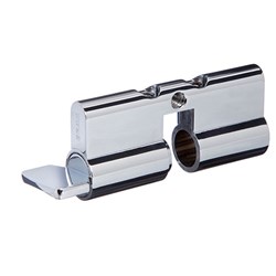 BRAVA Metro Euro Single Cylinder with Turn Fixed Cam 6 Pin without Barrel Chrome Plate 70mm - 9555-2 BRM905552NBCP