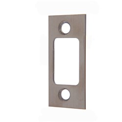 BRAVA Urban Spare Part Rebate Deadbolt Strike Satin Stainless Steel - BRURDBSTRSSS