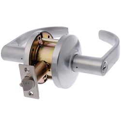 BRAVA Metro EV Series Storeroom Lever Set Clutching 70mm Backset Satin Chrome - EV8062SC70