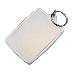 KEVRON ACRYLIC TAG ID60 OBLONG MEDIUM 77x53mm CLR PKT=10