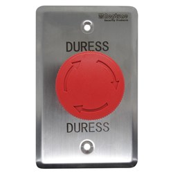 Neptune DURESS,Latching,ANSI,NO/NC/C,0.9mm SS,M/room,Red