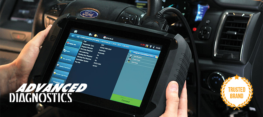 Advanced Diagnostics Being used inside car