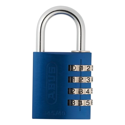 ABUS P/LOCK 145/40 BLU DP ALUM BODY 4 WHEEL COMBO