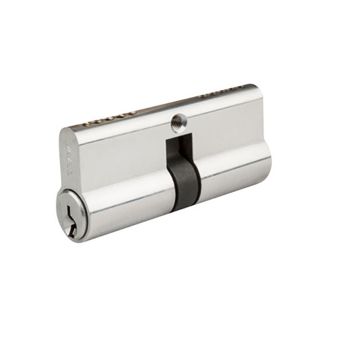 BRAVA Urban Euro Double Cylinder with Fixed Cam Anti Panic LW4 Profile KD Satin Chrome 70mm - 31705PHESCKD