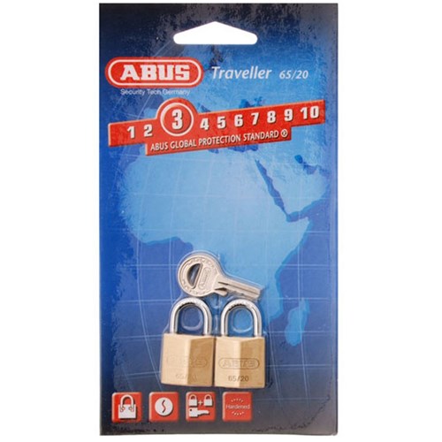 ABUS P/LOCK 65/20 DP Pkt=2