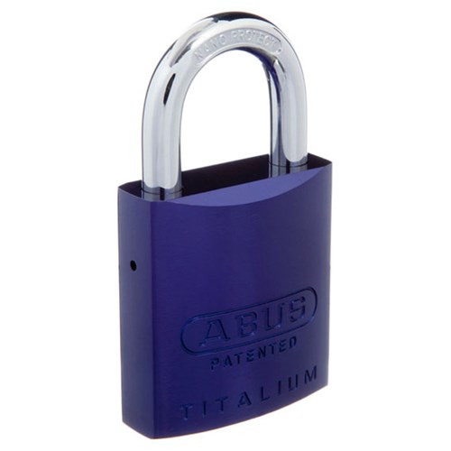 ABUS 83AL Series Premium Rekeyable Padlock with 45mm Purple Aluminium Body and 25mm Hardened Steel Shackle KD - 83AL45NPURKD