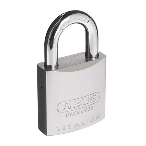 ABUS 83AL Series Premium Rekeyable Padlock with 50mm Silver Aluminium Body and 25mm Hardened Steel Shackle KD - 83AL50NNATKD