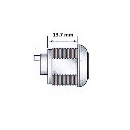 BDS LOCKABLE T HANDLE CAM LOCK ONLY KA7 (FOLDING T)