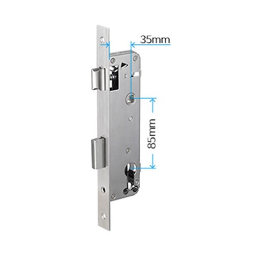 BRYTE ELECTRONIC NARROW BODY LEVER BLACK 35MM BACKSET