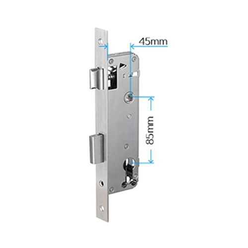 BRYTE ELECTRONIC NARROW BODY LEVER BLACK 40MM BACKSET