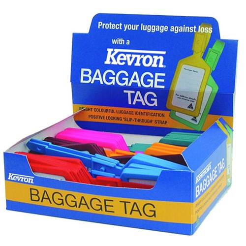 KEVRON LUGGAGE LABEL ID4 MIX'D Pkt=30