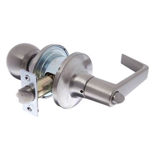 BRAVA Metro RA Series Tiebolt Entrance Combination Knob/ Lever Set Adjustable Backset Satin Chrome - RA3H6000SC