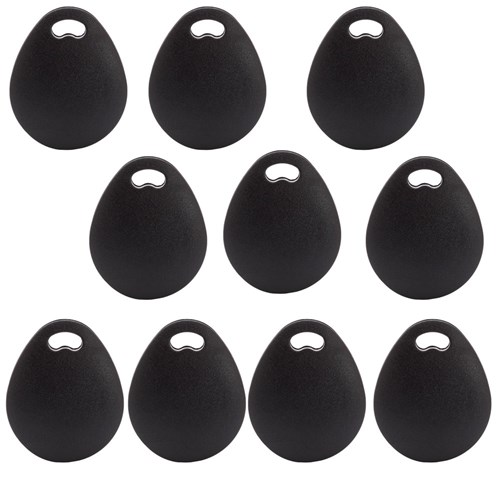 RISCO Prox Tags, Black, Pack of 10 - RP200KT0000A