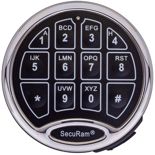 SecuRam SafeLogic Basic Entry Pad Chrome - EC-0601A-II-CH