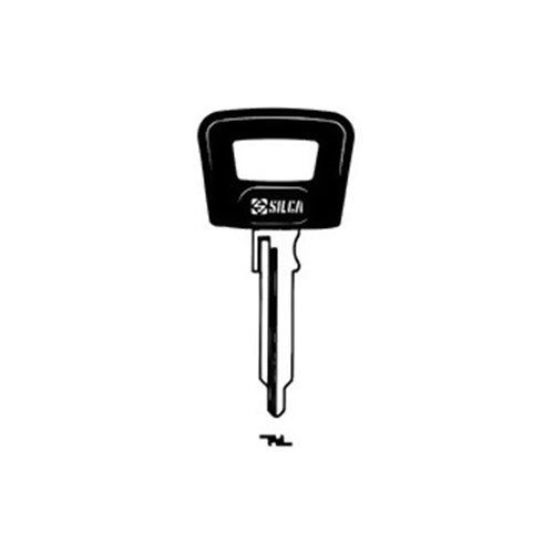 Silca PW1P Key Blank for Dom Porsche Cars Plastic Head