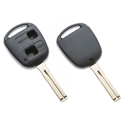 Silca Automotive Key and Remote Replacement Shell for 2 Button Toyota TOY48 Profile TOY48BRS2