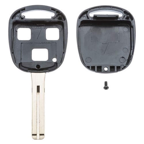 Silca Automotive Key and Remote Replacement Shell for 3 Button Toyota TOY48 Profile TOY48BRS8