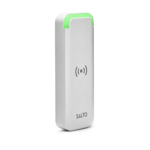 SALTO KS Mullion Reader BLE DESfire/Mifare in White