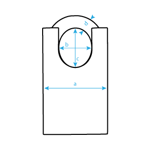 abus padlock dimensions